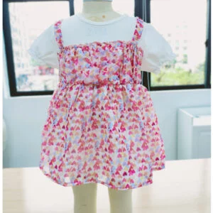 Wholesale-Spring-Summer-Round-Neck-Girls-Print-Dress-Women-Short-Sleeve-Mini-Short-Elegant-Chiffon-Woven-Casual-Ruffle-Dress-300x300